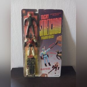 Vntg 1988 Bandai Tacky Stretchoid Warriors Action Figure No.4000 NIB